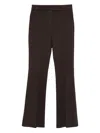 Via Masini 80 Side-pocket Straight-hem Trousers In Black