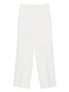Via Masini 80 Straight-leg Trousers In White