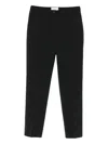 Via Masini 80 Button-fastening Trousers In Black