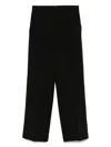 Via Masini 80 Button-fastening Trousers In Black