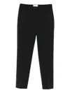 Via Masini 80 Button-fastening Trousers In Black