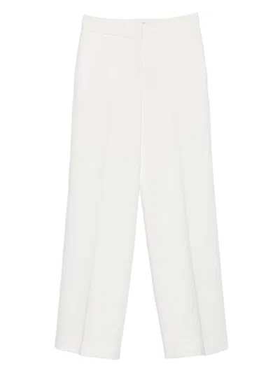 Via Masini 80 Straight-leg Trousers In White