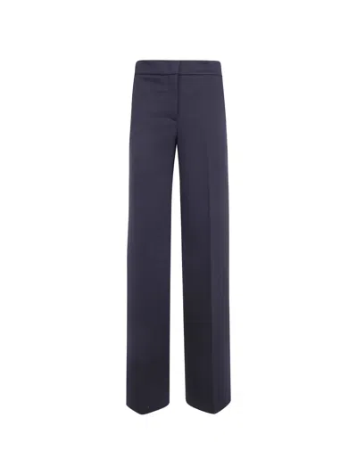 Via Masini 80 Straight-leg Trousers In Black