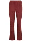 Via Masini 80 Suede Leather Trousers