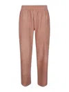Via Masini 80 Woman Pants Khaki Size 10 Soft Leather In Light Pink