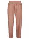 Via Masini 80 Woman Pants Khaki Size 10 Soft Leather In Pink