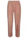 Via Masini 80 Woman Pants Khaki Size 10 Soft Leather In Powder
