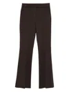 Via Masini 80 Straigh Trousers In Brown