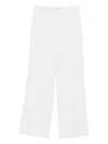 Via Masini 80 Straight-leg Trousers In White