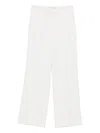 Via Masini 80 Straight-leg Trousers In White