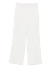 Via Masini 80 Straight-leg Trousers In White