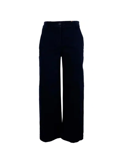 Via Masini 80 Wide-leg Trousers In Blue