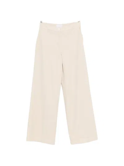 Via Masini 80 Wide-leg Trousers In Neutral
