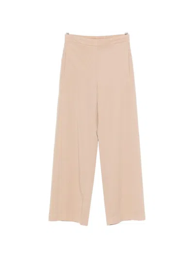 Via Masini 80 Wide-leg Trousers In Sand