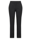 Via Masini 80 Woman Pants Black Size 10 Cotton, Elastane In Black