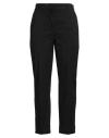 Via Masini 80 Woman Pants Black Size 12 Cotton, Elastomultiester, Elastane
