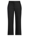 Via Masini 80 Woman Pants Black Size 12 Polyester, Virgin Wool, Elastane