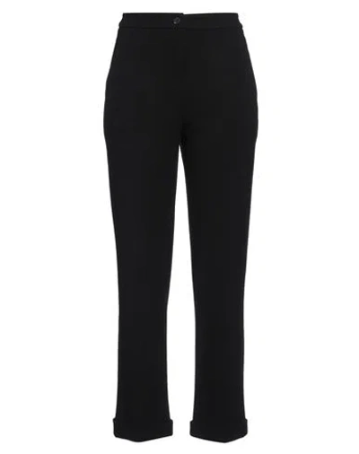 Via Masini 80 Woman Pants Black Size 4 Viscose, Polyamide, Elastane