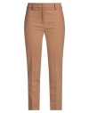 Via Masini 80 Woman Pants Camel Size 10 Polyester, Virgin Wool, Elastane In Brown