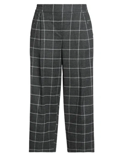 Via Masini 80 Woman Pants Charcoal Size 10 Polyester, Viscose, Elastane In Gray