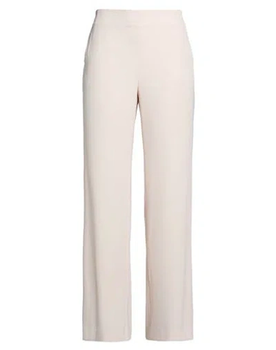 Via Masini 80 Woman Pants Cream Size 10 Polyester, Elastane In White