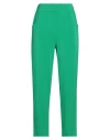 Via Masini 80 Woman Pants Green Size 8 Viscose, Elastane In Green