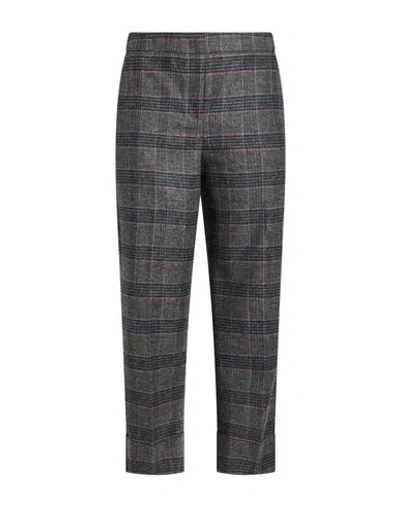 Via Masini 80 Woman Pants Grey Size 10 Polyester, Viscose, Wool, Elastane In Green