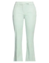 Via Masini 80 Woman Pants Light Green Size 6 Cotton, Elasterell-p, Elastane