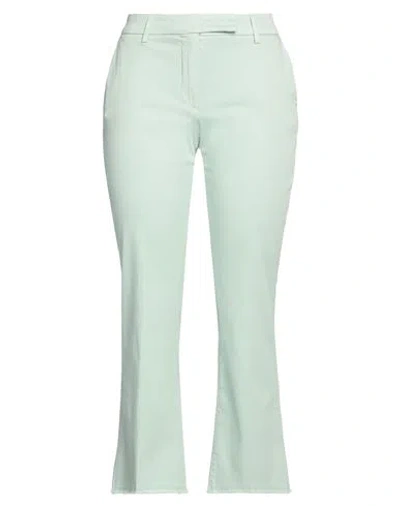 Via Masini 80 Woman Pants Light Green Size 6 Cotton, Elasterell-p, Elastane