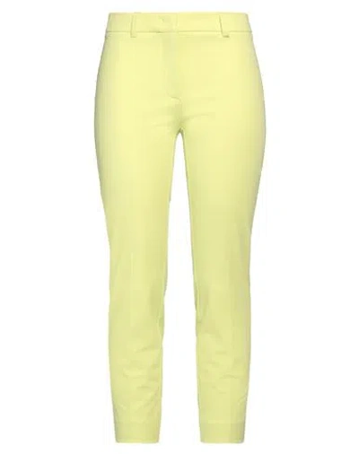Via Masini 80 Woman Pants Lime Green Size 16 Cotton, Elastane