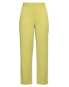 Via Masini 80 Woman Pants Lime Green Size 8 Viscose, Elastane In Green