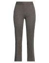 Via Masini 80 Woman Pants Midnight Blue Size 14 Polyester, Viscose, Elastane, Acrylic In Gray