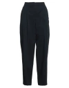 Via Masini 80 Woman Pants Midnight Blue Size 8 Cotton, Elastane