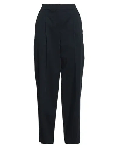 Via Masini 80 Woman Pants Midnight Blue Size 8 Cotton, Elastane