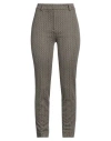 Via Masini 80 Woman Pants Military Green Size 6 Polyester, Viscose, Elastane, Acrylic In Gray