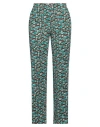 Via Masini 80 Woman Pants Turquoise Size 16 Viscose, Elastane In Blue
