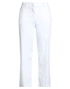 Via Masini 80 Woman Pants White Size 6 Cotton, Polyamide, Elastane In White