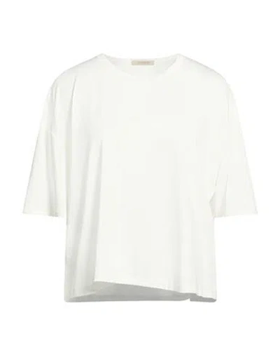 Via Masini 80 Woman T-shirt White Size 4 Viscose, Elastane