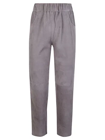 Via Masini 80 Women's Trousers In Grey