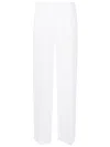 Via Masini 80 Linen Blend Trousers In White