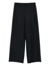 Via Masini 80 Wool Blend Trousers In Black