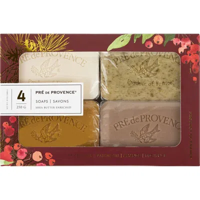 Via Mercato Holiday Soap Bars Assorted 4-piece Gift Set In Multi