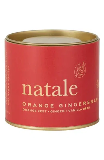 Via Mercato Natale Orange Gingersnap Candle In Multi