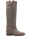 Via Roma 15 1586 Suede Boots In Grey