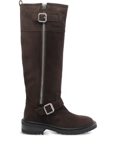 Via Roma 15 50mm Buckled Zip-fastening Biker Boots