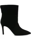 Via Roma 15 80mm Pointed-toe Stiletto Boots In Black