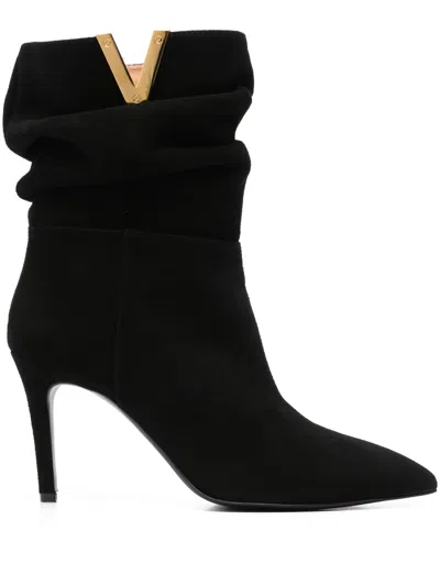 VIA ROMA 15 90MM SUEDE BOOTS