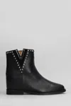 Via Roma 15 Ankle Boots Inside Wedge In Black