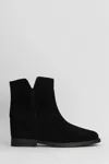 Via Roma 15 Ankle Boots Inside Wedge In Black