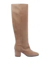 Via Roma 15 60mm Leather Knee-high Boots In Brown